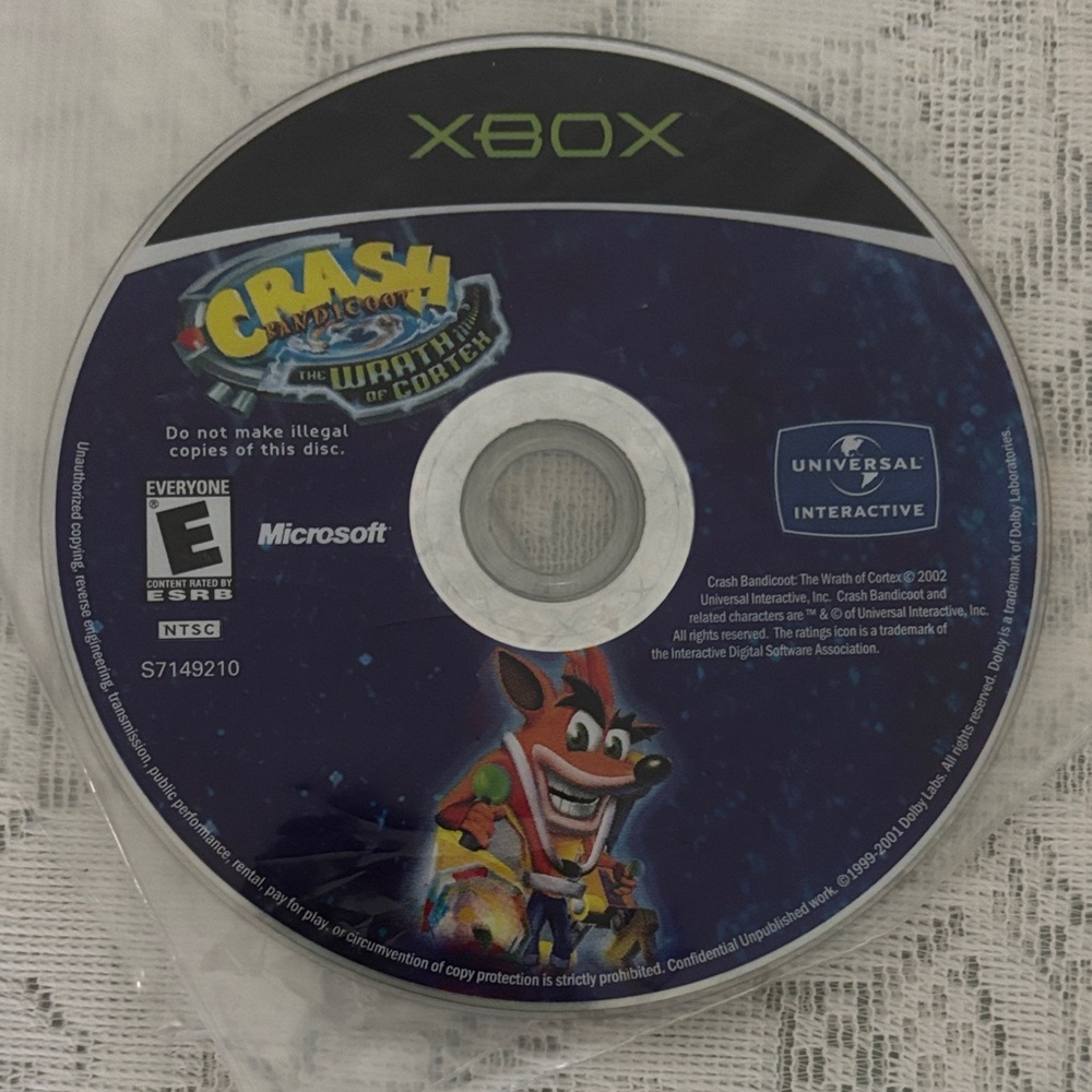 Crash Bandicoot: The Wrath of Cortex for Xbox - Black